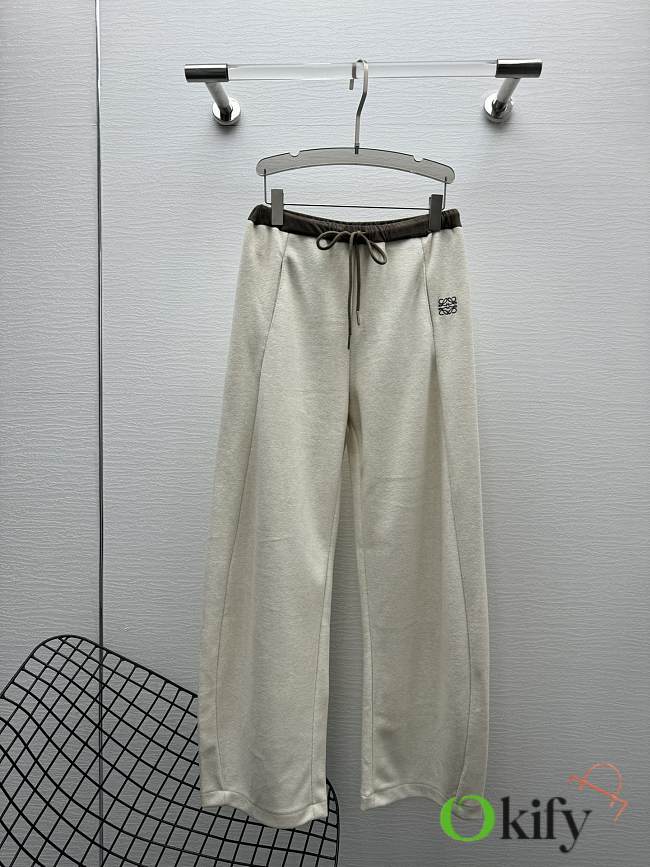 Okify Loewe Cream Pants  - 1