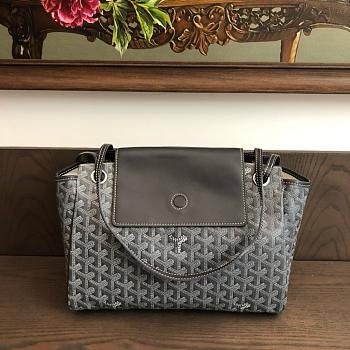 Okify Goyard Rouette Souple Bag In Grey Gray 31x14x23cm