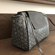 Okify Goyard Rouette Souple Bag In Grey Gray 31x14x23cm - 4