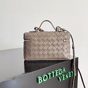 Okify Bottega Veneta Bang Bang Vanity Case Bag In Pinecone 24380 kr 22x12.5x5cm - 5