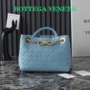 Okify Bottega Veneta Small Andiamo Chain Bag In Light Blue 25x22x10.5cm  - 1