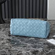 Okify Bottega Veneta Small Andiamo Chain Bag In Light Blue 25x22x10.5cm  - 5