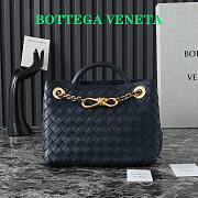 Okify Bottega Veneta Small Andiamo Chain Bag In Dark Blue 25x22x10.5cm  - 1