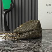 Okify Bottega Veneta Small Andiamo Chain Bag In Kaki 25x22x10.5cm  - 5