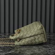 Okify Bottega Veneta Small Andiamo Chain Bag In Light Green 25x22x10.5cm  - 6