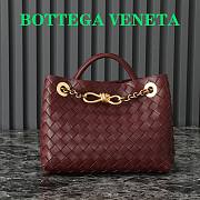 Okify Bottega Veneta Small Andiamo Chain Bag In Red 25x22x10.5cm  - 1