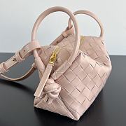 Okify Bottega Veneta Top Handle Loop Bag In Cameo Pink 30200 kr 19x12x9cm  - 6