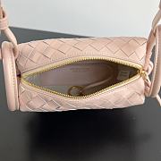 Okify Bottega Veneta Top Handle Loop Bag In Cameo Pink 30200 kr 19x12x9cm  - 5