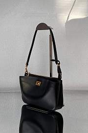 Okify Balenciaga Rodeo Sling Pochette In Black Bag 22x11.9x12.7cm  - 2