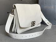 Okify Balenciaga Large BB Soft White Flap Bag 24x36x4cm  - 5