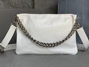 Okify Balenciaga Large BB Soft White Flap Bag 24x36x4cm  - 3