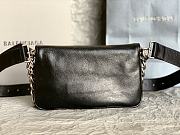 Okify Balenciaga Small BB Soft Black Flap Bag 14x23x3cm  - 5