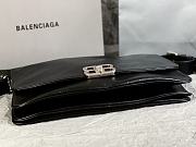 Okify Balenciaga Large BB Soft Black Flap Bag 24x36x4cm  - 5