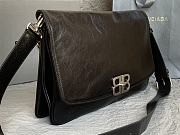 Okify Balenciaga Large BB Soft Black Flap Bag 24x36x4cm  - 3