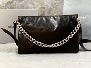 Okify Balenciaga Large BB Soft Black Flap Bag 24x36x4cm  - 4