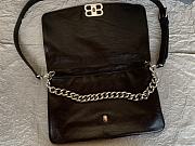 Okify Balenciaga Large BB Soft Black Flap Bag 24x36x4cm  - 2