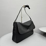 Okify Balenciga Large Grungy Black Bag 42x27x9cm  - 3