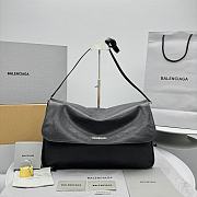 Okify Balenciga Large Grungy Black Bag 42x27x9cm  - 1