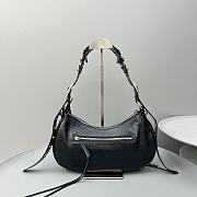 Okify Balenciaga Large Le Cagole Half Crescent Black Bag 33x16x8.4cm - 2