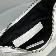 Okify Balenciaga Small Le Cagole Half Crescent White Bag 26x16x9.9cm - 2