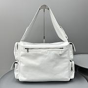 Okify Balenciaga Superbusy Large Sling Bag In White 40x28x18cm  - 5