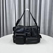 Okify Balenciaga Superbusy Large Sling Bag In Black 40x28x18cm  - 1