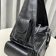 Okify Balenciaga Superbusy Large Sling Bag In Black 40x28x18cm  - 5