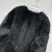 Okify Celine Tuscan Black Fur Coat SML  - 2