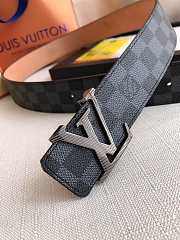 Okify Louis Vuitton Damier Black Hardware Belt 39mm 19597 - 4