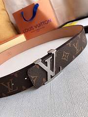 Okify Louis Vuitton Monogram Silver Hardware Belt 39mm 19598 - 4