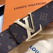 Okify Louis Vuitton Monogram Gold Hardware Belt 39mm 19602 - 5