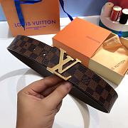 Okify Louis Vuitton Monogram Gold Hardware Belt 39mm 19604 - 5