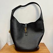 Okify YSL LE 5 A 7 Black Hobo Bag 26x31.5x15cm - 1