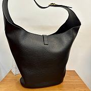 Okify YSL LE 5 A 7 Black Hobo Bag 26x31.5x15cm - 3