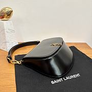 Okify YSL Black Voltaire Top Handle In Box 17.5x21x8cm - 6