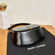 Okify YSL Black Voltaire Top Handle In Box 17.5x21x8cm - 4