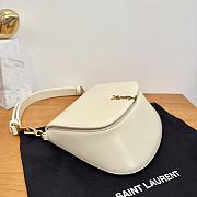 Okify YSL White Voltaire Top Handle In Box 17.5x21x8cm - 4