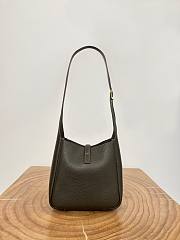 Okify YSL LE 5 A 7 Supple Mini Hobo Bag In Olive Green 15x16x7cm 19622 - 3