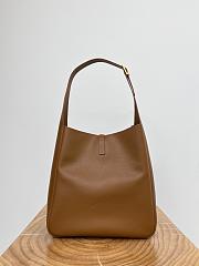 Okify YSL LE 5 A 7 Supple Large Hobo Bag In Caramel Brown 30x31x13cm - 3