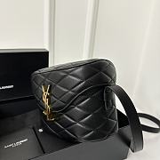 Okify YSL June Box Bag In Quilted Lambskin With Gold Hardware 19 x 15 x 8 cm - 5