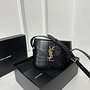 Okify YSL June Box Bag With Crocodile Pattern 19 x 15 x 8 cm - 1