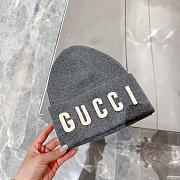 Okify Gucci Grey Gray Beanie Hat 19636 - 4