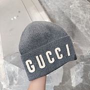 Okify Gucci Grey Gray Beanie Hat 19636 - 2