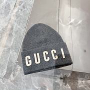 Okify Gucci Grey Gray Beanie Hat 19636 - 1