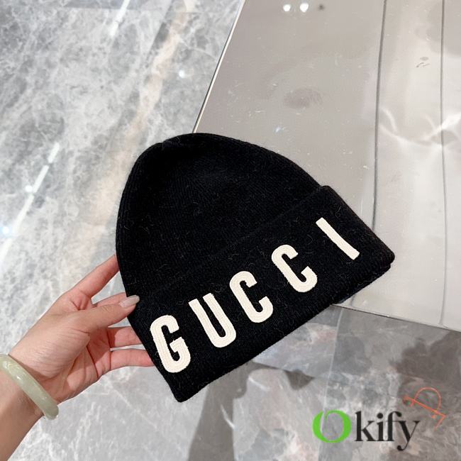 Okify Gucci Black Beanie Hat 19637 - 1