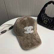 Okify Chanel Brown Baseball Cap 19639 - 1