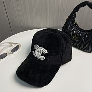 Okify Chanel Black Baseball Cap 19639 - 3