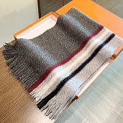 Okify Hermes Cashmere Scarf 32x180cm 19644 - 1