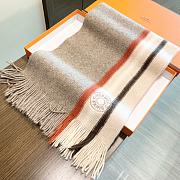 Okify Hermes Cashmere Scarf 32x180cm 19646 - 1