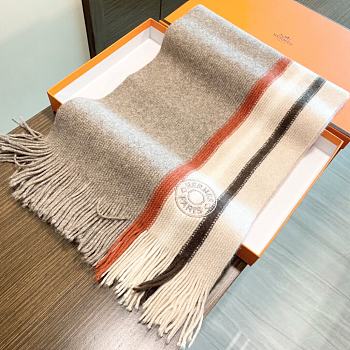 Okify Hermes Cashmere Scarf 32x180cm 19646